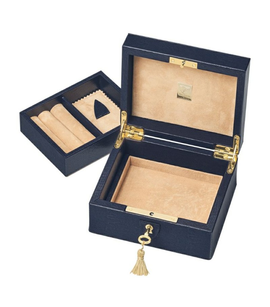 Jewellery Boxes * | Hot Sell Aspinal Of London Leather Bijou Jewellery Box