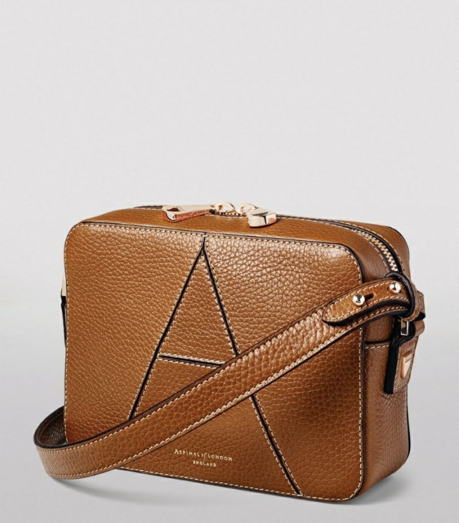 Women * | Crazy Deals Aspinal Of London Leather 'A' Camera Bag