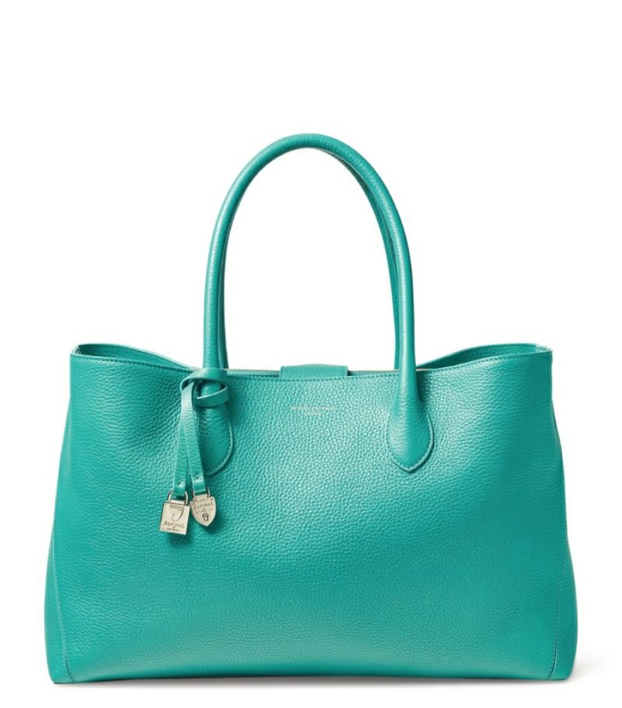 Women * | Outlet Aspinal Of London Leather London Tote Bag