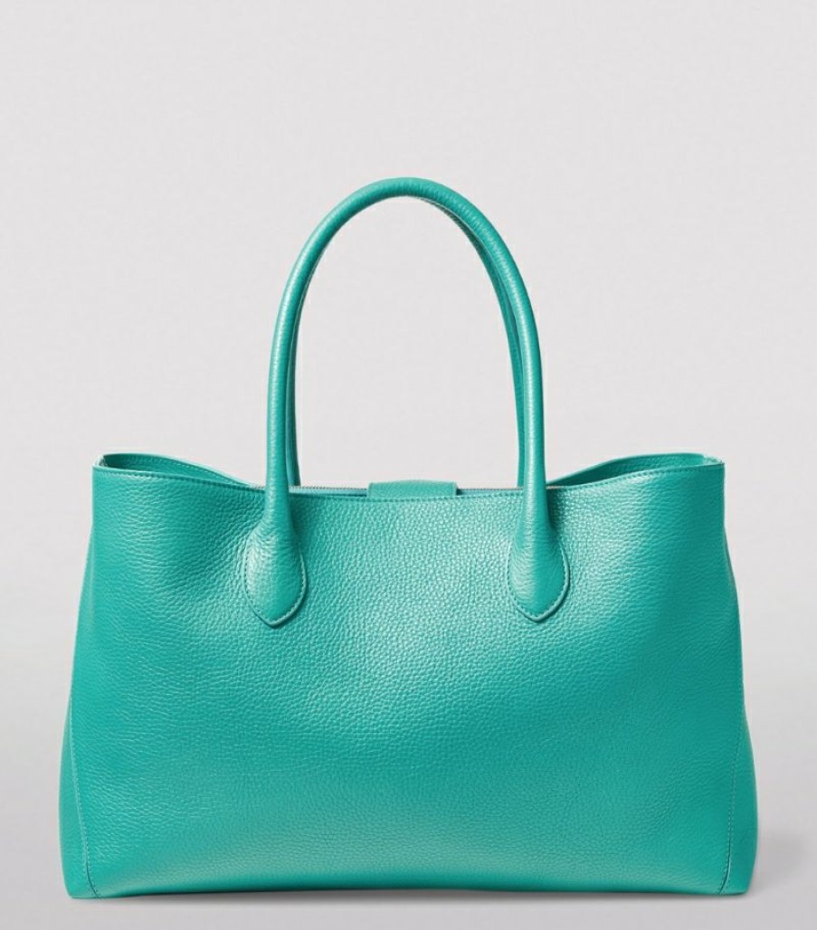 Women * | Outlet Aspinal Of London Leather London Tote Bag