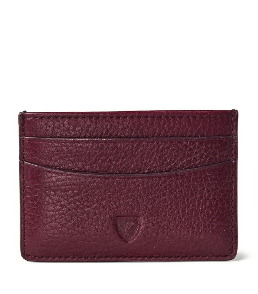 Men * | Quality Guarantee Aspinal Of London Slim Card Holder