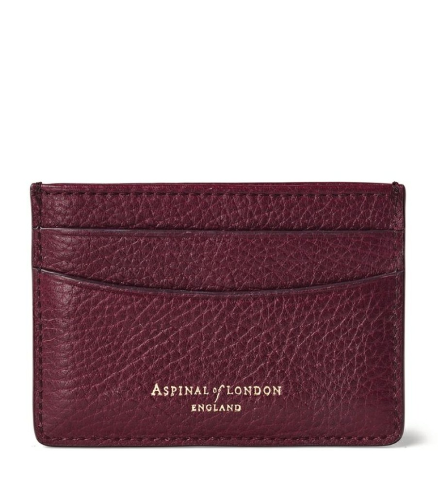 Men * | Quality Guarantee Aspinal Of London Slim Card Holder