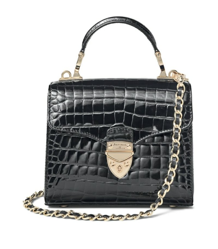 Women * | Hot Sell Aspinal Of London Leather Mayfair Top-Handle Bag