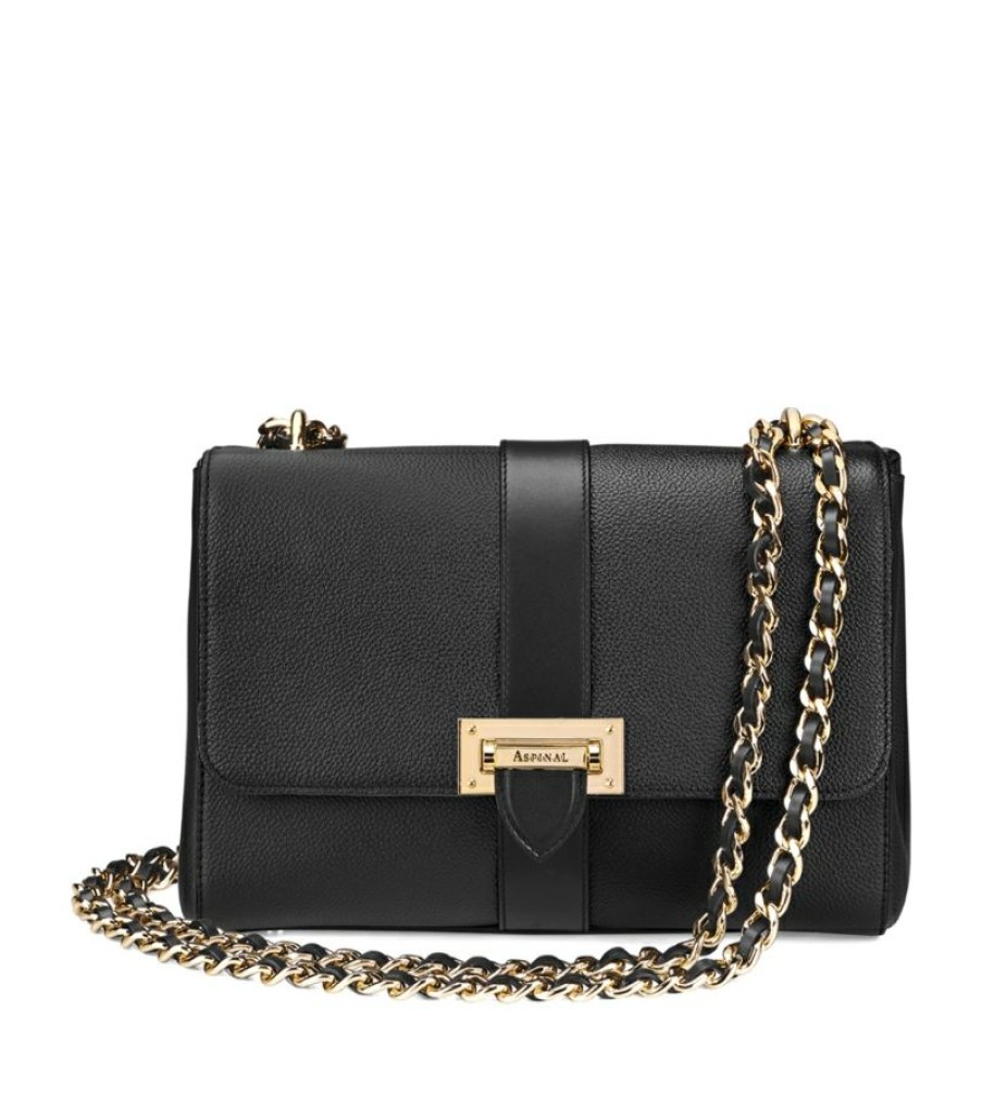 Women * | Classical Aspinal Of London Leather Lottie Shoulder Bag