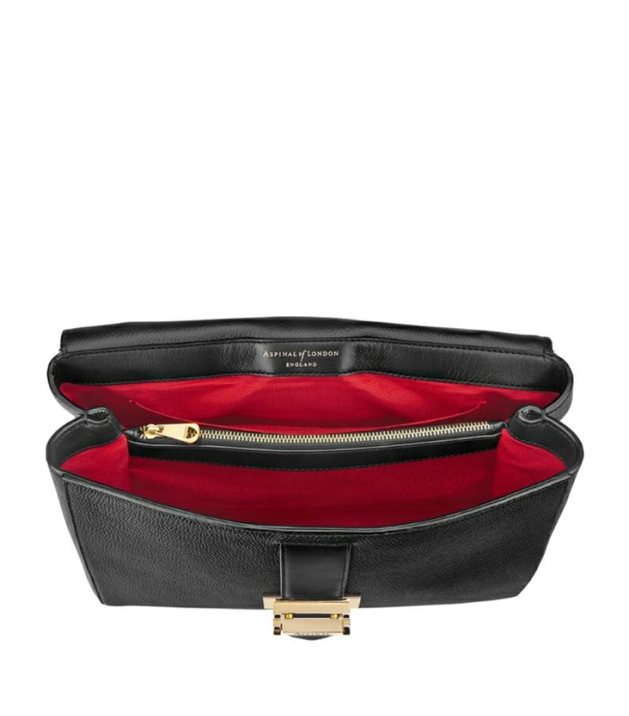 Women * | Classical Aspinal Of London Leather Lottie Shoulder Bag