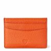 Women * | Reasonable Price Aspinal Of London Grained Leather Slim Card Holder