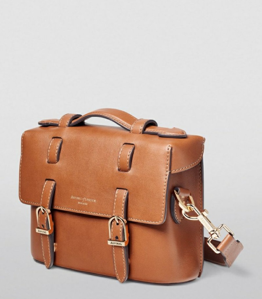 Aspinal Of London * | Bestsellers Aspinal Of London Leather Sasha Satchel