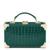 Women * | Hot Sell Aspinal Of London Leather Trinket Box Bag