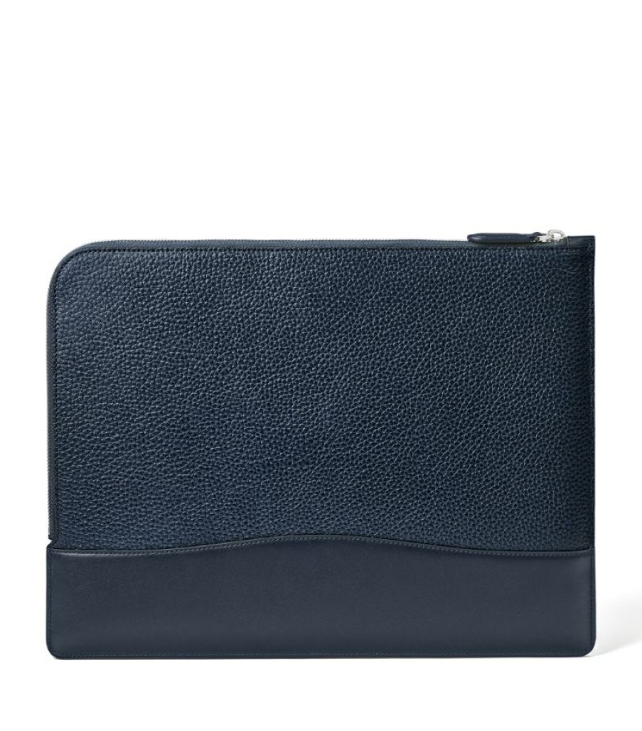 Travel Accessories * | Reasonable Price Aspinal Of London Leather Mount Street Laptop Case