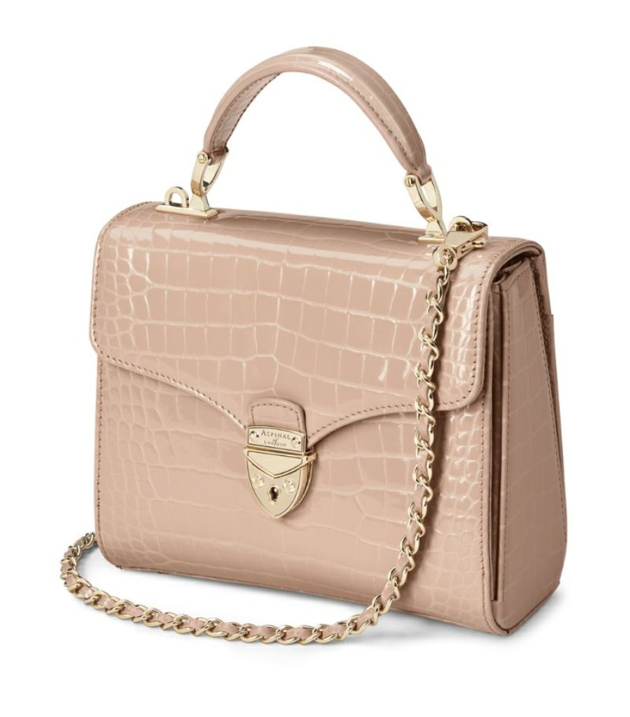 Women * | Reasonable Price Aspinal Of London Leather Mayfair Top-Handle Bag