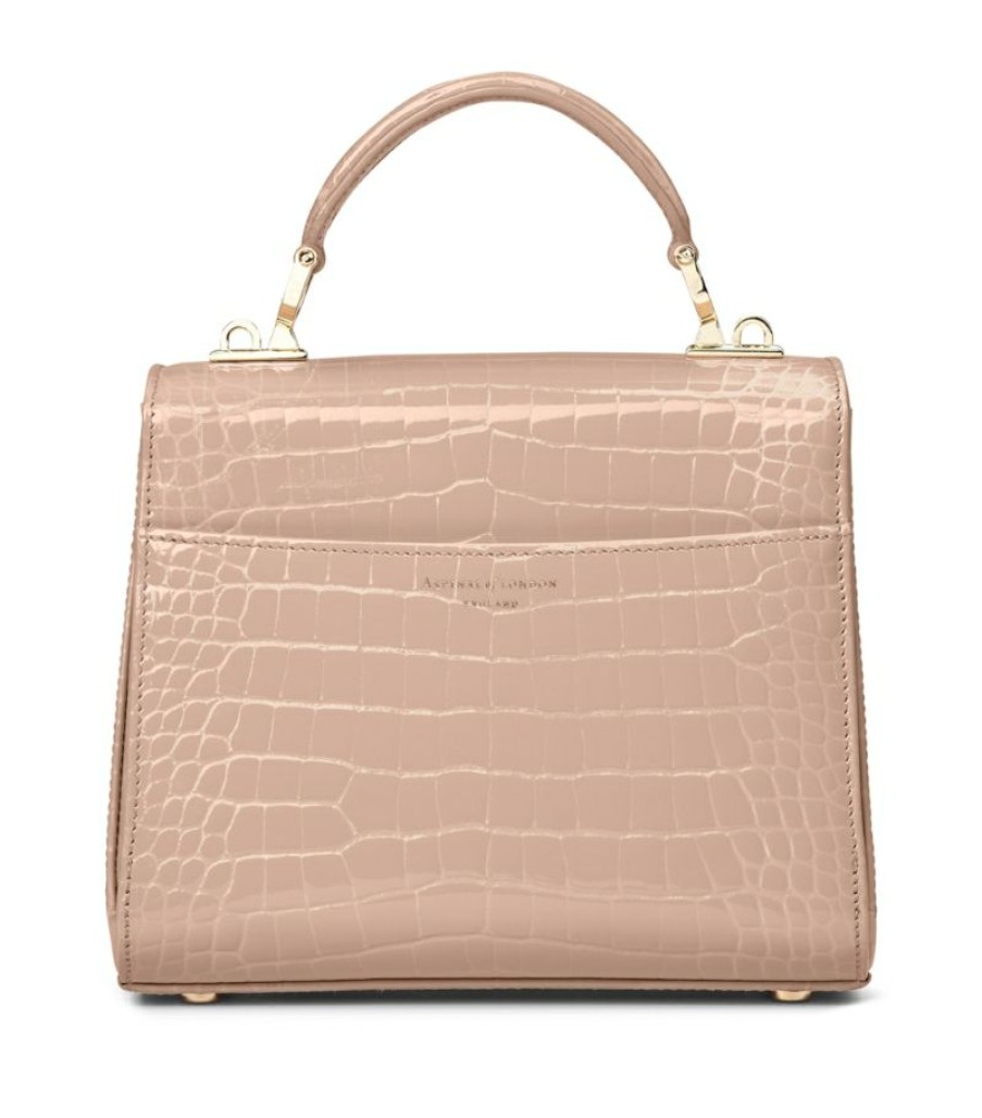 Women * | Reasonable Price Aspinal Of London Leather Mayfair Top-Handle Bag