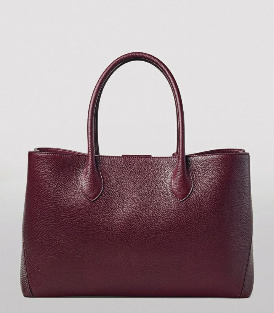 Women * | Bestsellers Aspinal Of London Leather London Tote Bag