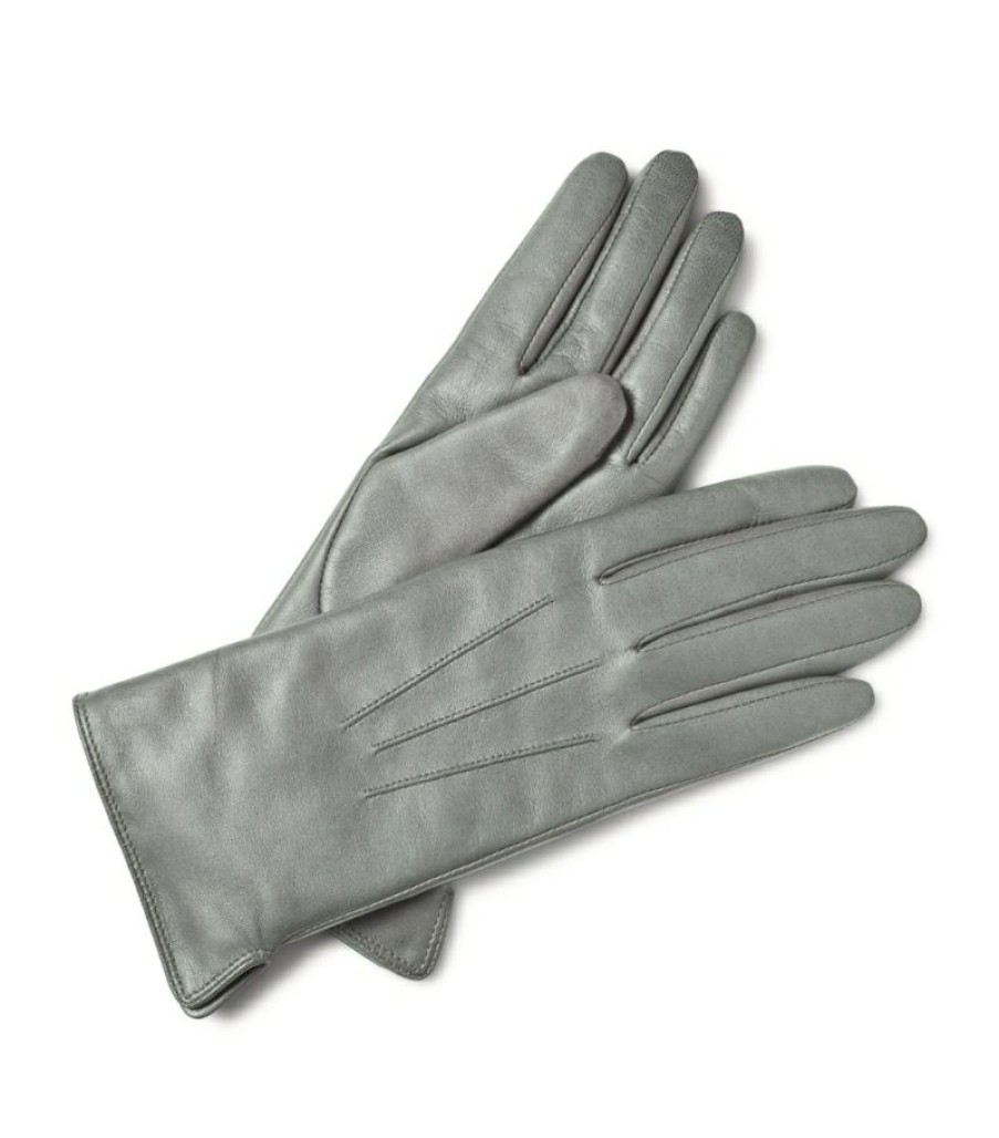 Aspinal Of London * | Special Aspinal Of London Leather Gloves (Medium)