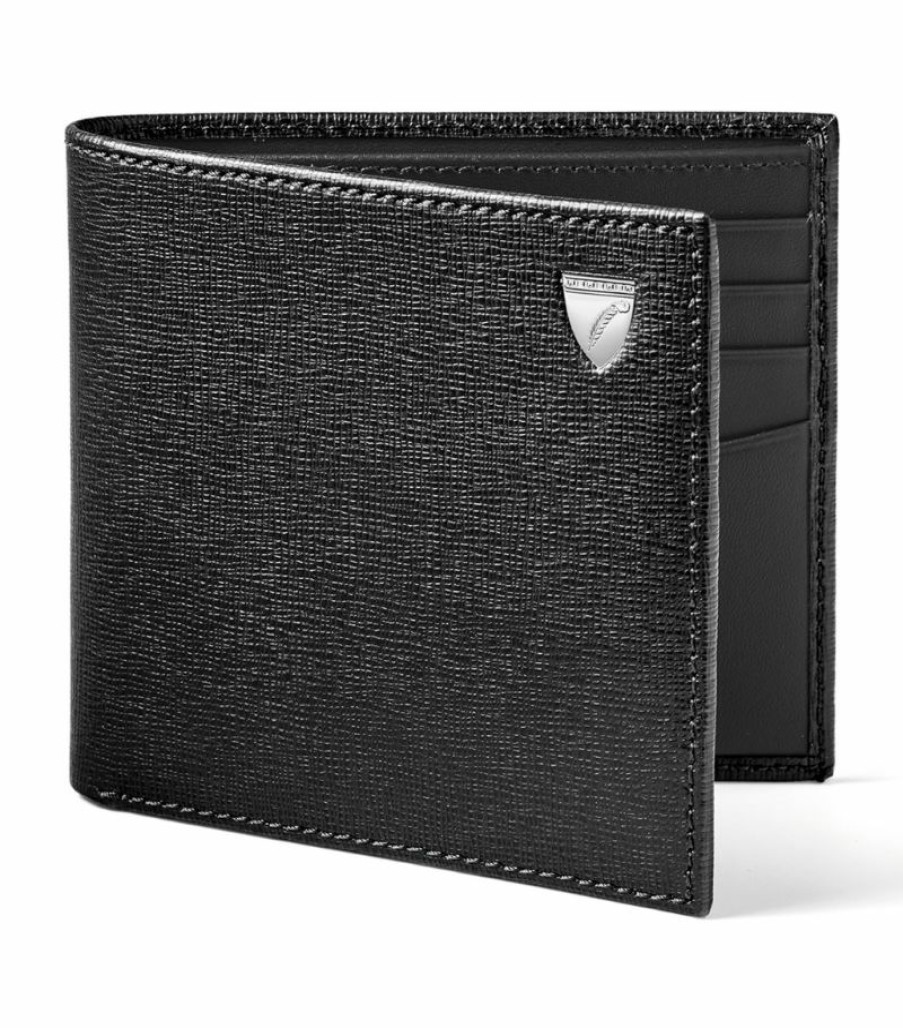 Men * | Special Aspinal Of London Leather Bifold Wallet