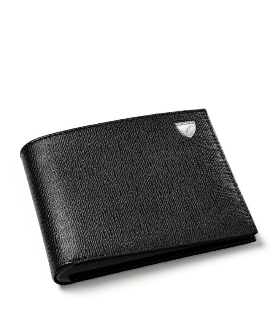 Men * | Special Aspinal Of London Leather Bifold Wallet