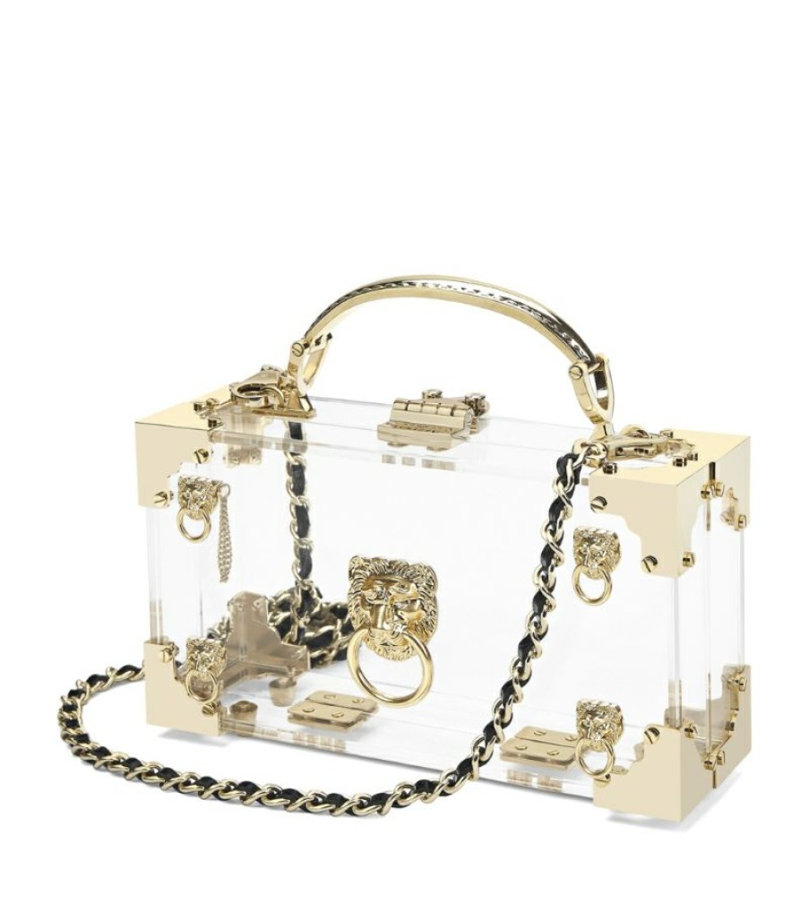 Women * | Classical Aspinal Of London Lion Trinket Box Bag