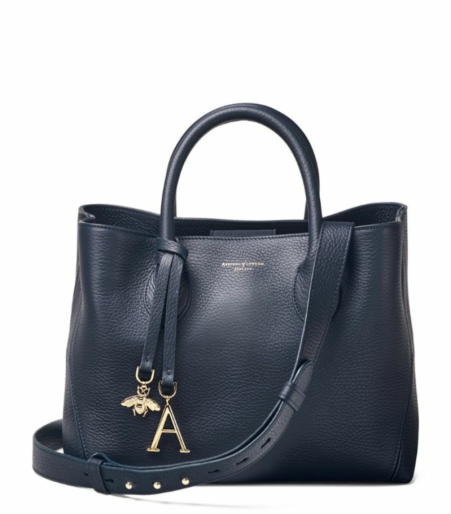 Women * | Crazy Deals Aspinal Of London Leather Midi London Tote