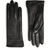 Aspinal Of London * | Quality Guarantee Aspinal Of London Cashmere-Wool-Lined Leather Gloves (Small)