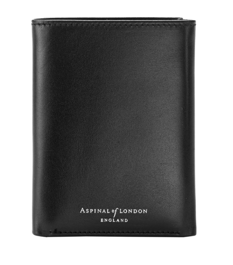 Men * | Popular Aspinal Of London Leather Trifold Wallet