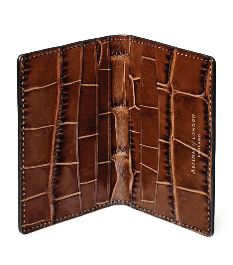 Women * | Classical Aspinal Of London Leather Bifold Card Holder