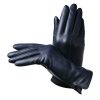 Aspinal Of London * | Reasonable Price Aspinal Of London Wool-Cashmere Lined Leather Gloves (Medium)