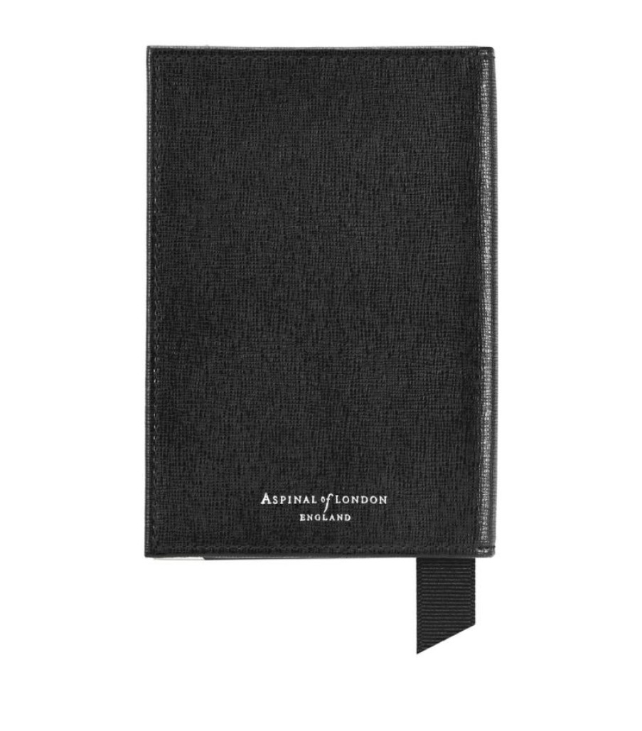 Travel Accessories * | New Arrivals Aspinal Of London Saffiano Leather Passport Cover