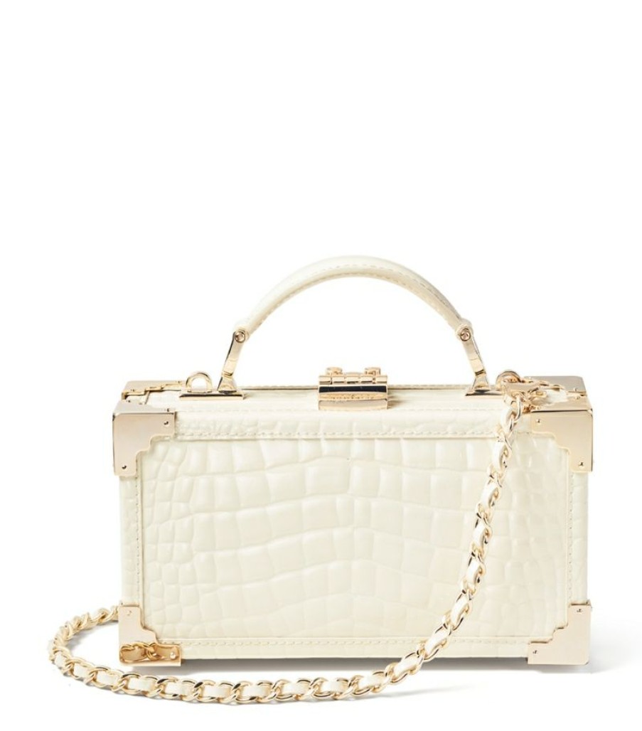 Women * | Reasonable Price Aspinal Of London Croc Trinket Trunk