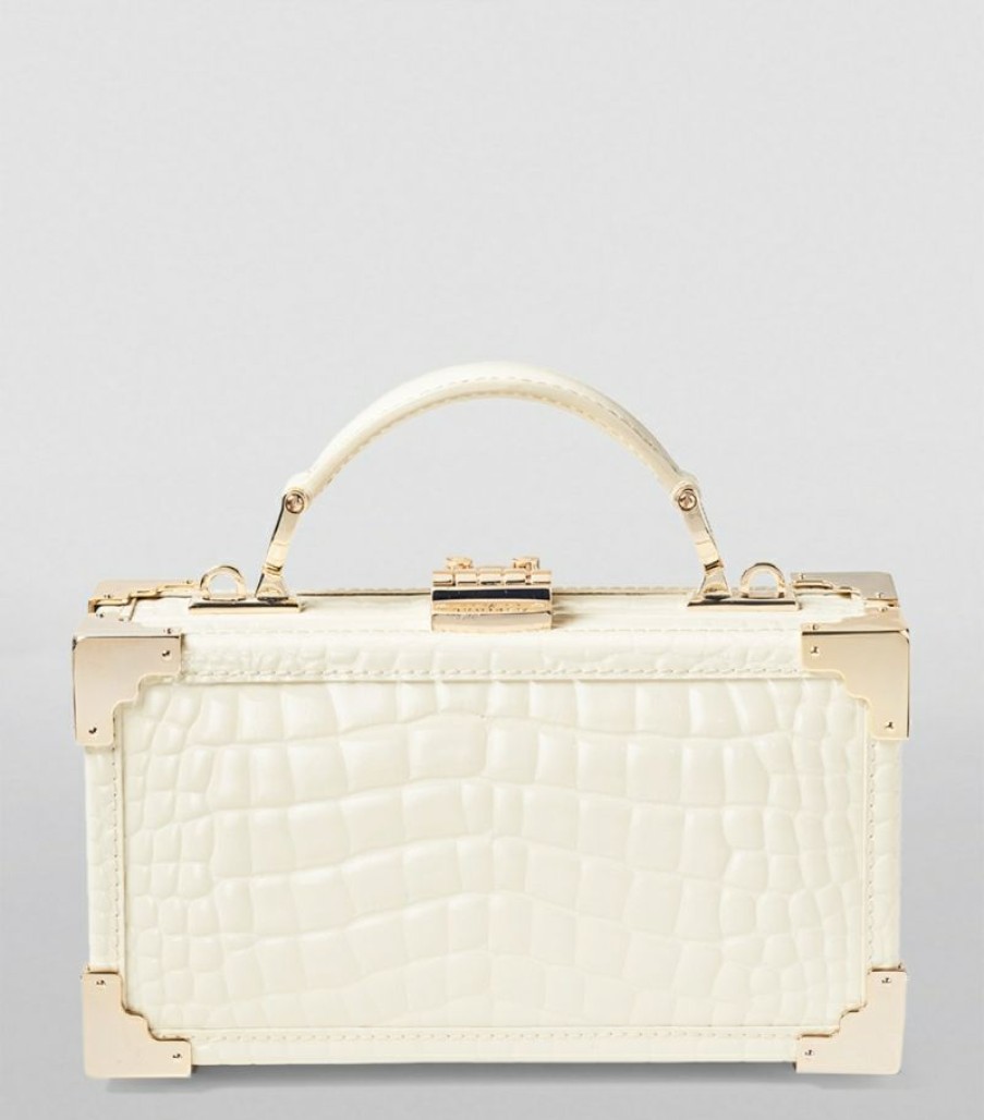 Women * | Reasonable Price Aspinal Of London Croc Trinket Trunk