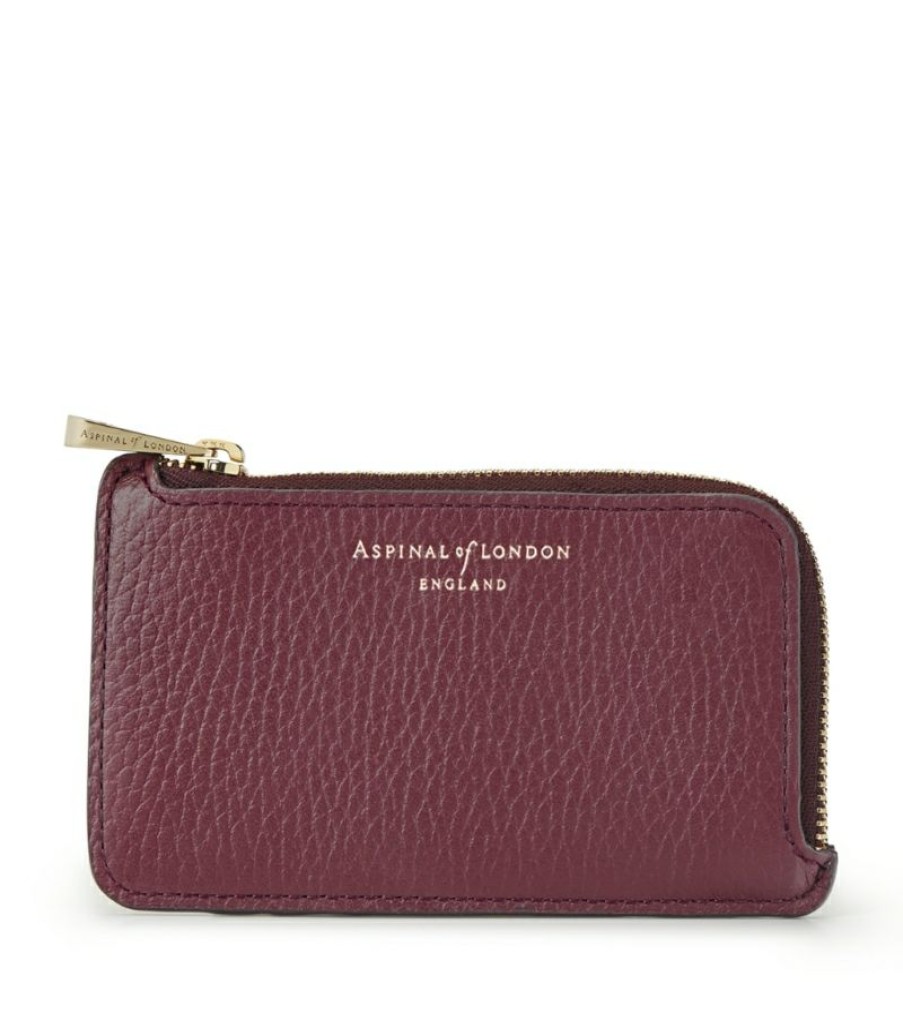 Women * | New Arrivals Aspinal Of London Small Zipped Coin Purse