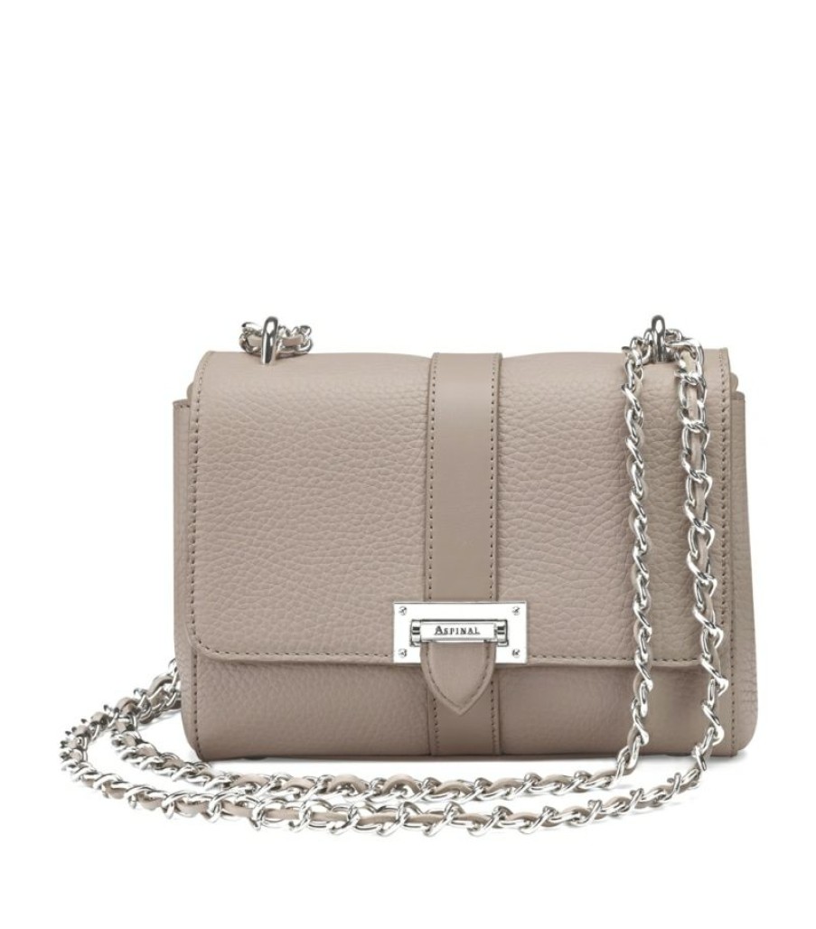 Women * | Classical Aspinal Of London Leather Lottie Shoulder Bag