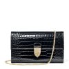 Aspinal Of London * | Closeout Sale Aspinal Of London Leather Mayfair Clutch Bag