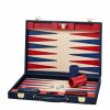 Aspinal Of London * | Promotions Aspinal Of London Leather Backgammon Set (45Cm)