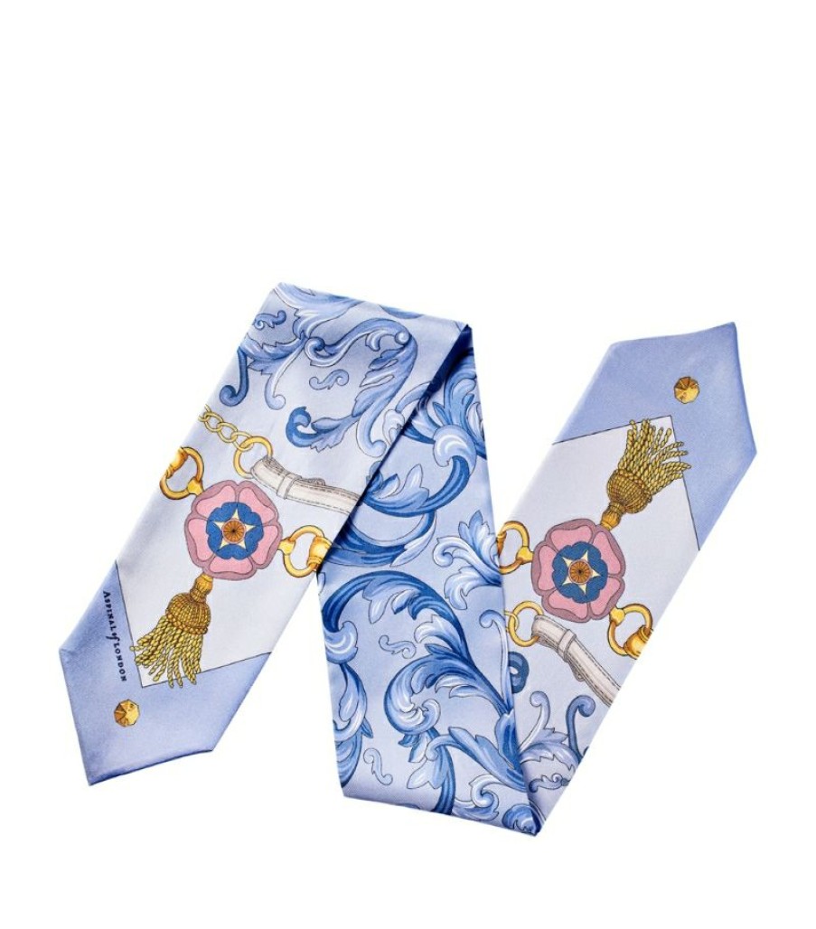 Women * | Reliable Quality Aspinal Of London Silk Signature Scarf