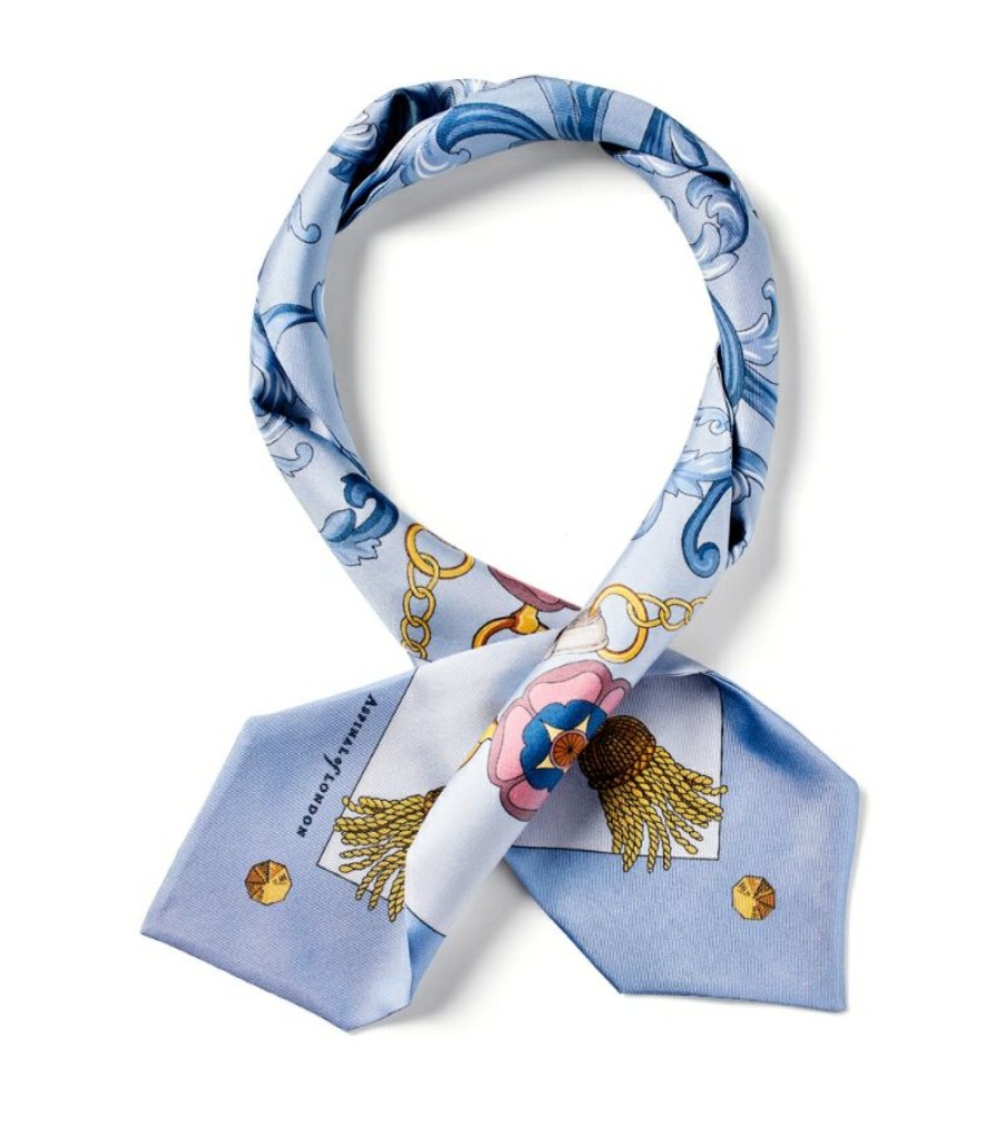 Women * | Reliable Quality Aspinal Of London Silk Signature Scarf