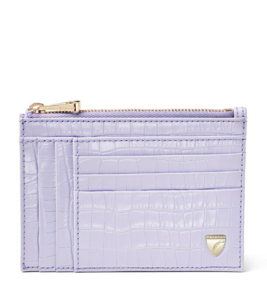 Women * | Best-Selling Aspinal Of London Leather Card Holder