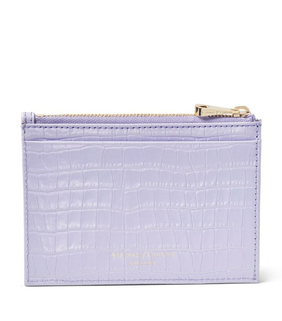 Women * | Best-Selling Aspinal Of London Leather Card Holder