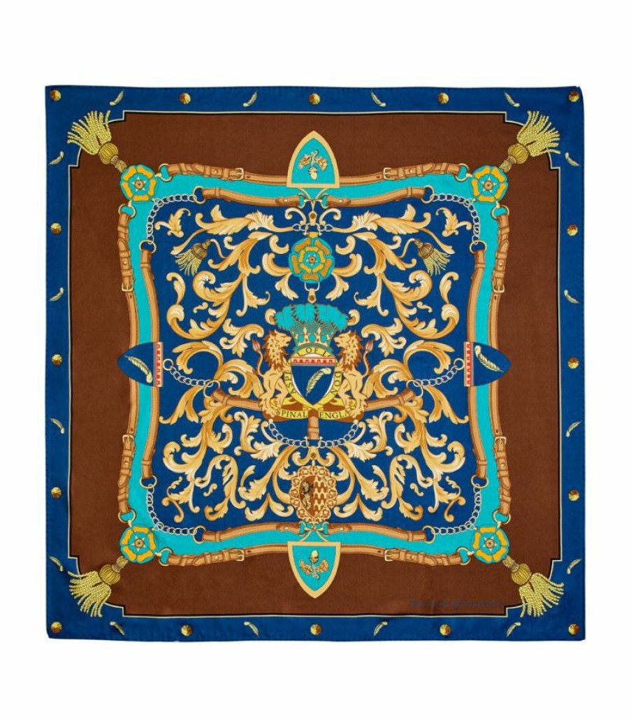 Women * | Shoping Aspinal Of London Silk Signature Scarf