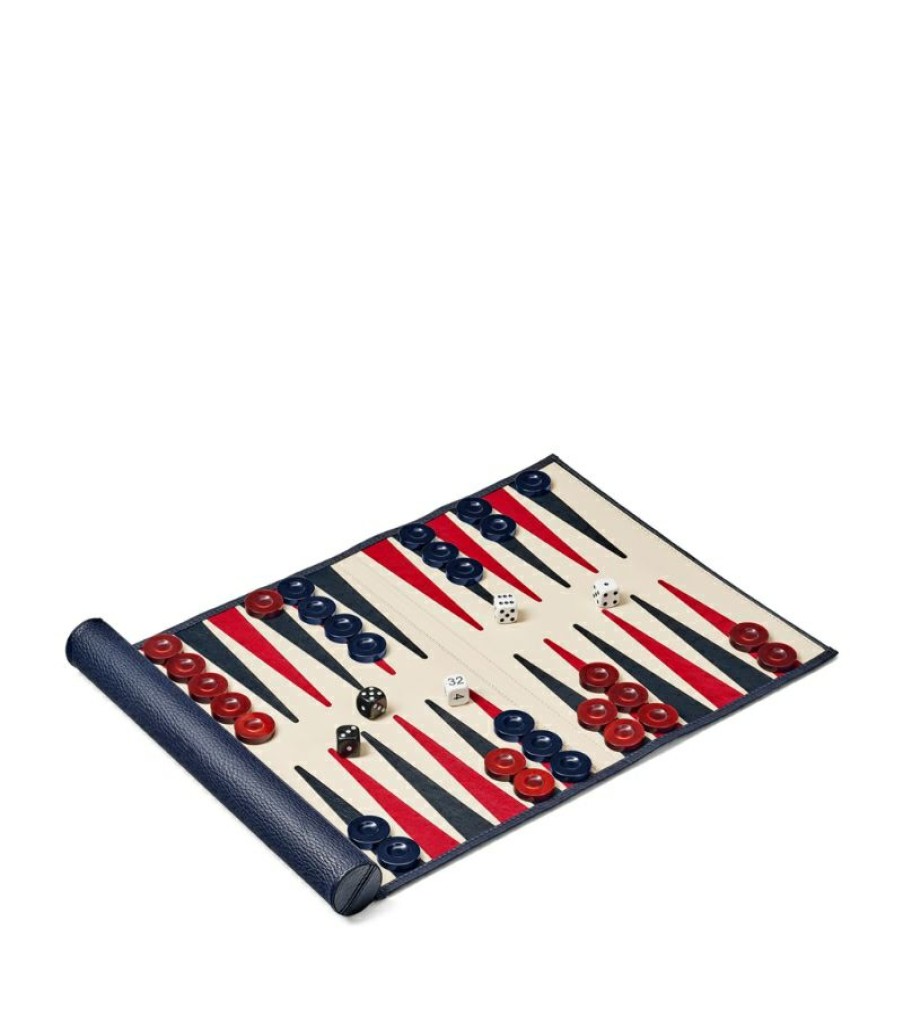 Aspinal Of London * | Closeout Sale Aspinal Of London Travel Backgammon Set