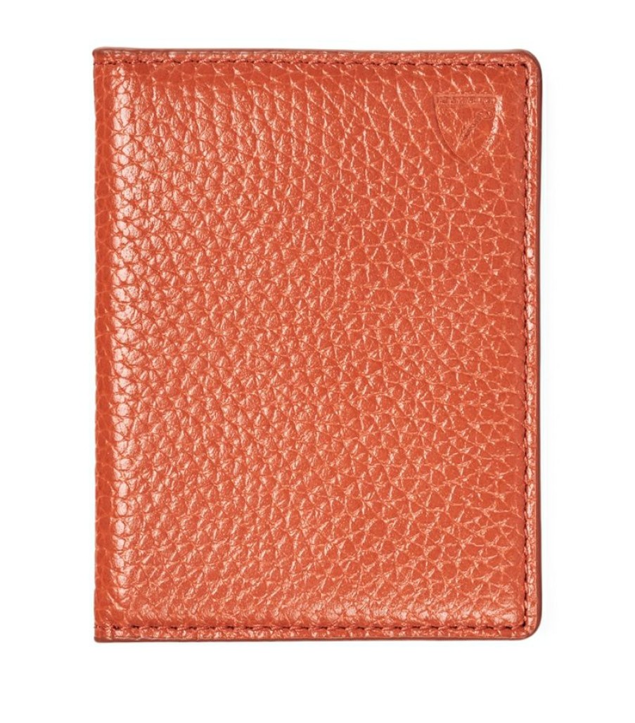 Women * | Featured Aspinal Of London Leather Travel Card Holder