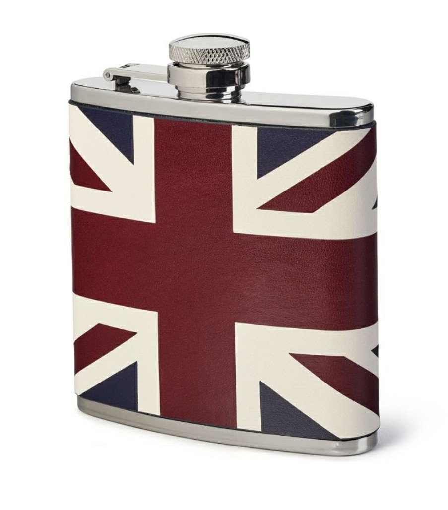 Aspinal Of London * | Best-Selling Aspinal Of London Union Jack Flask