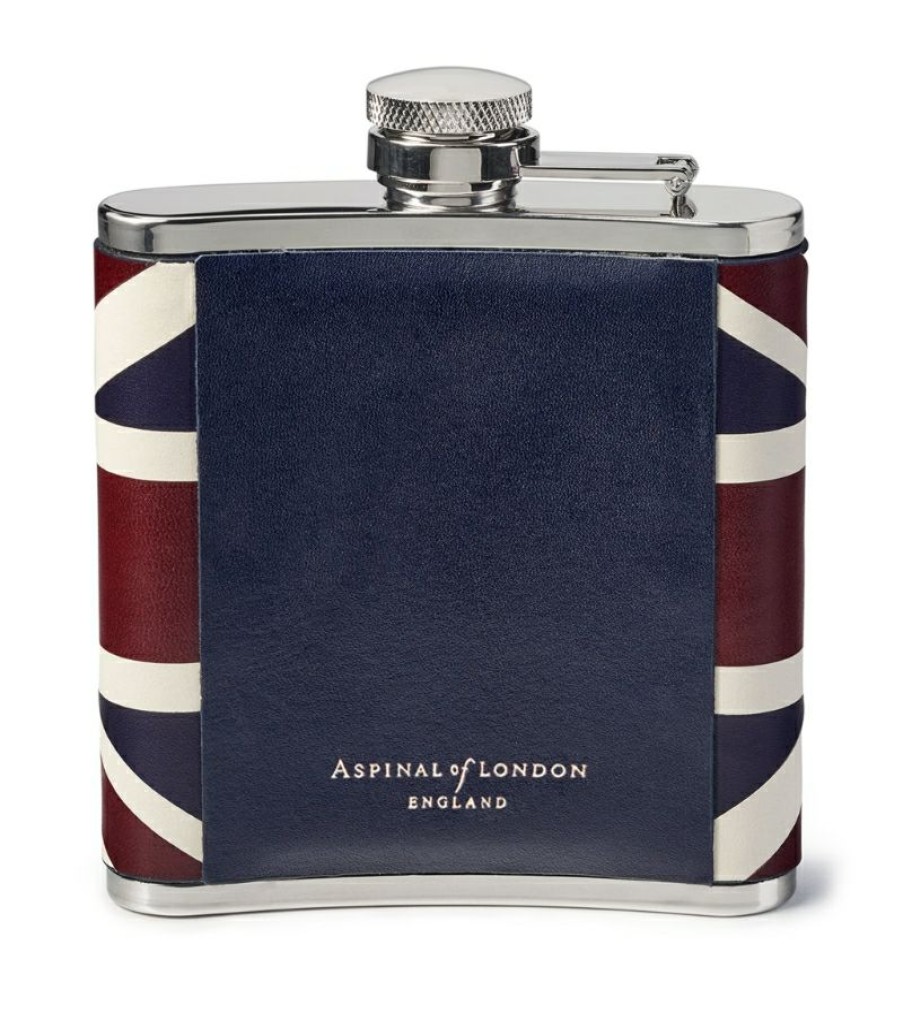 Aspinal Of London * | Best-Selling Aspinal Of London Union Jack Flask