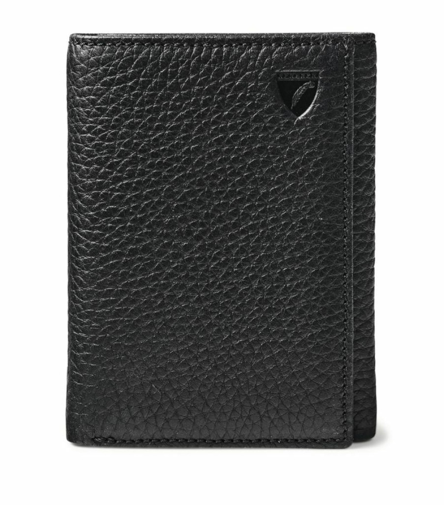 Men * | Quality Guarantee Aspinal Of London Leather Wallet