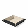 Aspinal Of London * | Featured Aspinal Of London Medium Leather Tidy Tray (20Cm X 20Cm)