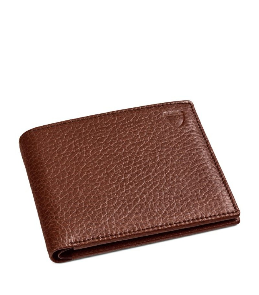 Men * | Quality Guarantee Aspinal Of London Classic Billfold Leather Wallet