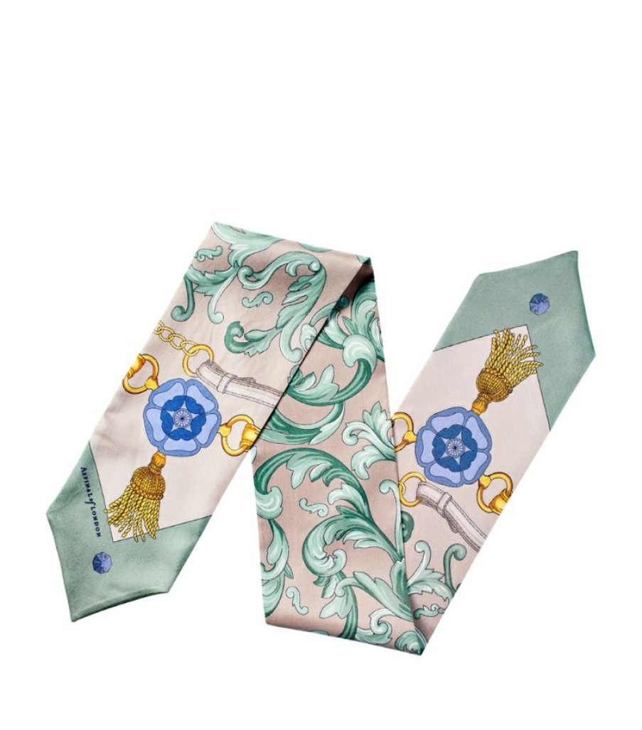 Men * | Best-Selling Aspinal Of London Silk Signature Scarf