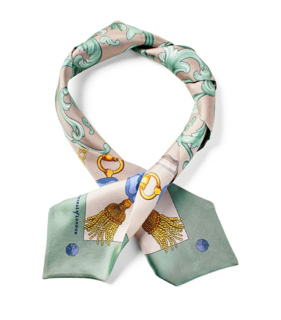 Men * | Best-Selling Aspinal Of London Silk Signature Scarf