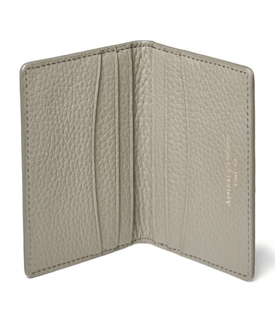 Women * | Crazy Deals Aspinal Of London Leather Bifold Card Holder