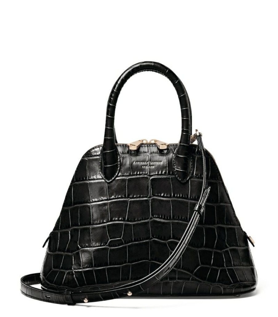 Women * | Bestsellers Aspinal Of London Leather Holly Top-Handle Bag