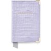 Travel Accessories * | Classical Aspinal Of London Croc-Embossed Leather Passport Cover