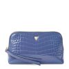 Make-Up Bags * | Shoping Aspinal Of London Small Leather Essential Cosmetic Case